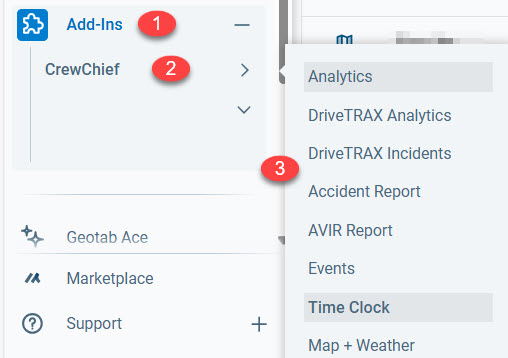 Geotab Marketplace Order Now CrewChief Field Service App Menu-2 Geotab Marketplace Order Now CrewChief Field Service App Menu-2