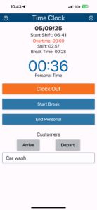 Time Clock Mobile App